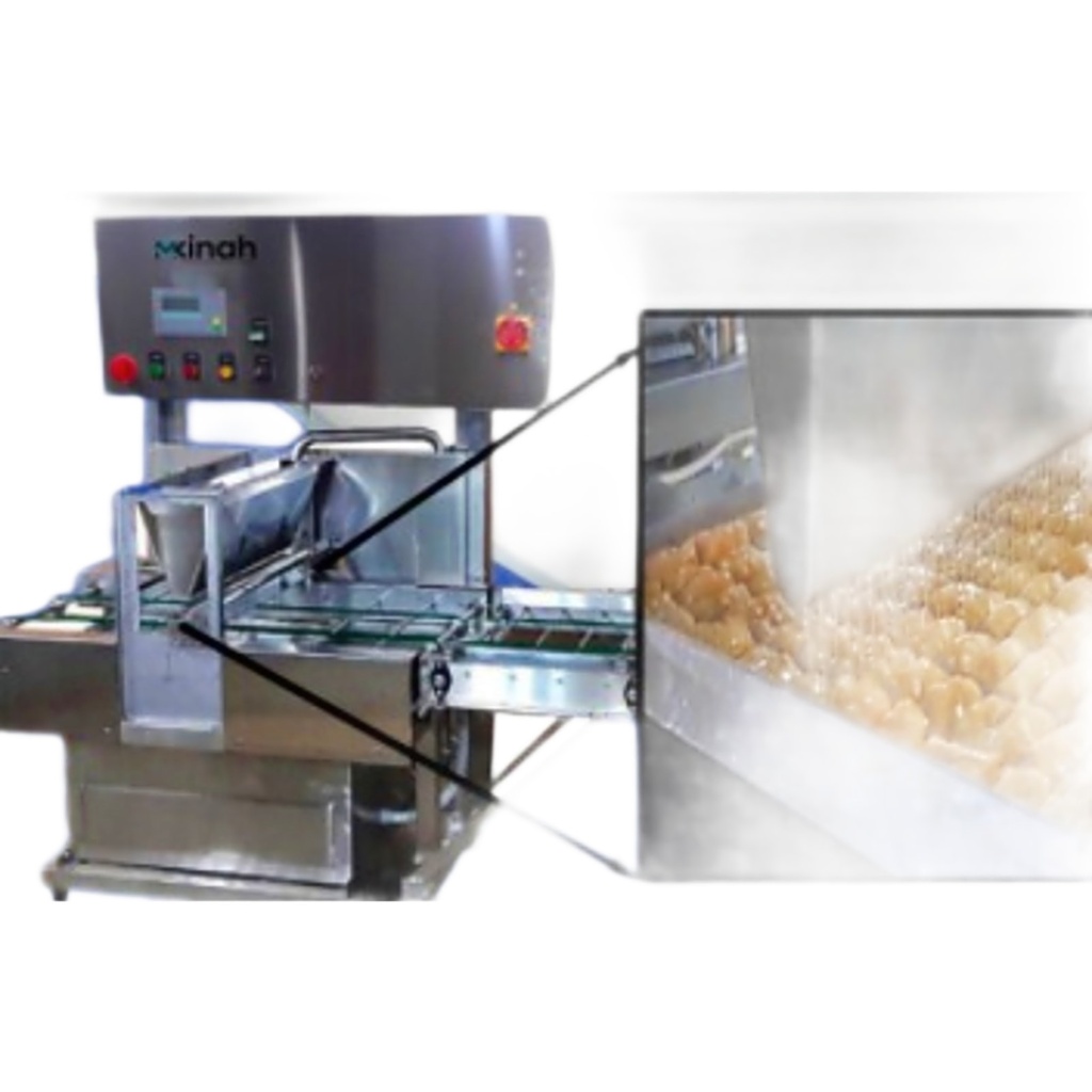 Automatic Syrup, butter Spreading ماكينة تعسيل وتسمين الصيجان
