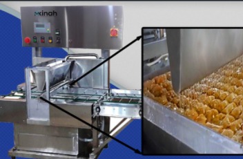 Automatic Syrup, butter Spreading ماكينة تعسيل وتسمين الصيجان